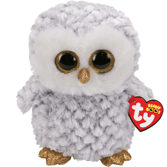 TY-Beanie Boo's - Owlette the Owl-37086-Medium 13"-Legacy Toys