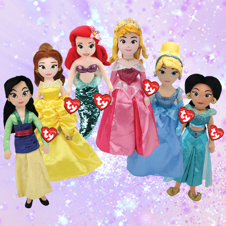 TY-Beanie - Disney - Princesses--Legacy Toys