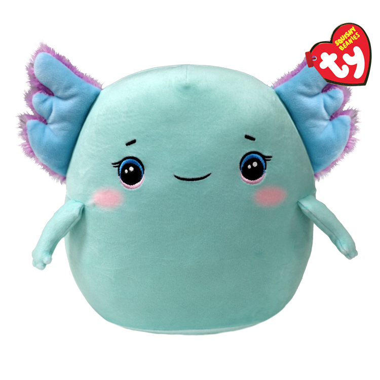 TY-Squish A Boo - Charlie the Blue Axolotl - 10