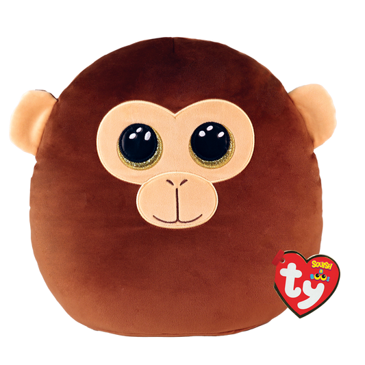 TY-Squish A Boo - Dunston the Monkey-39241-10" Small-Legacy Toys