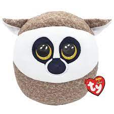 TY-Squish A Boo - Linus the Lemur-39220-10" Small-Legacy Toys