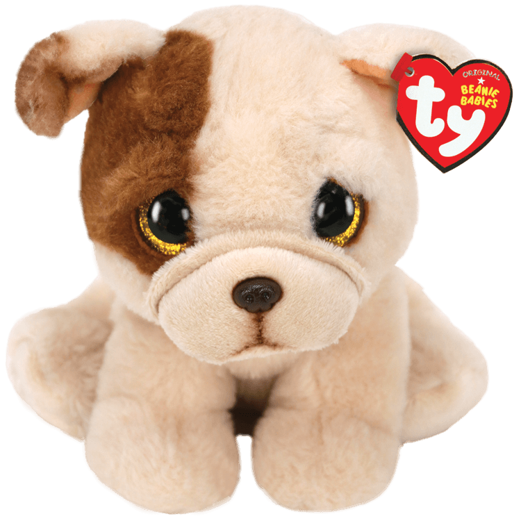 TY-Ty Classic Plush - Houghie - Tan Pug - Medium 13"-90286-Legacy Toys