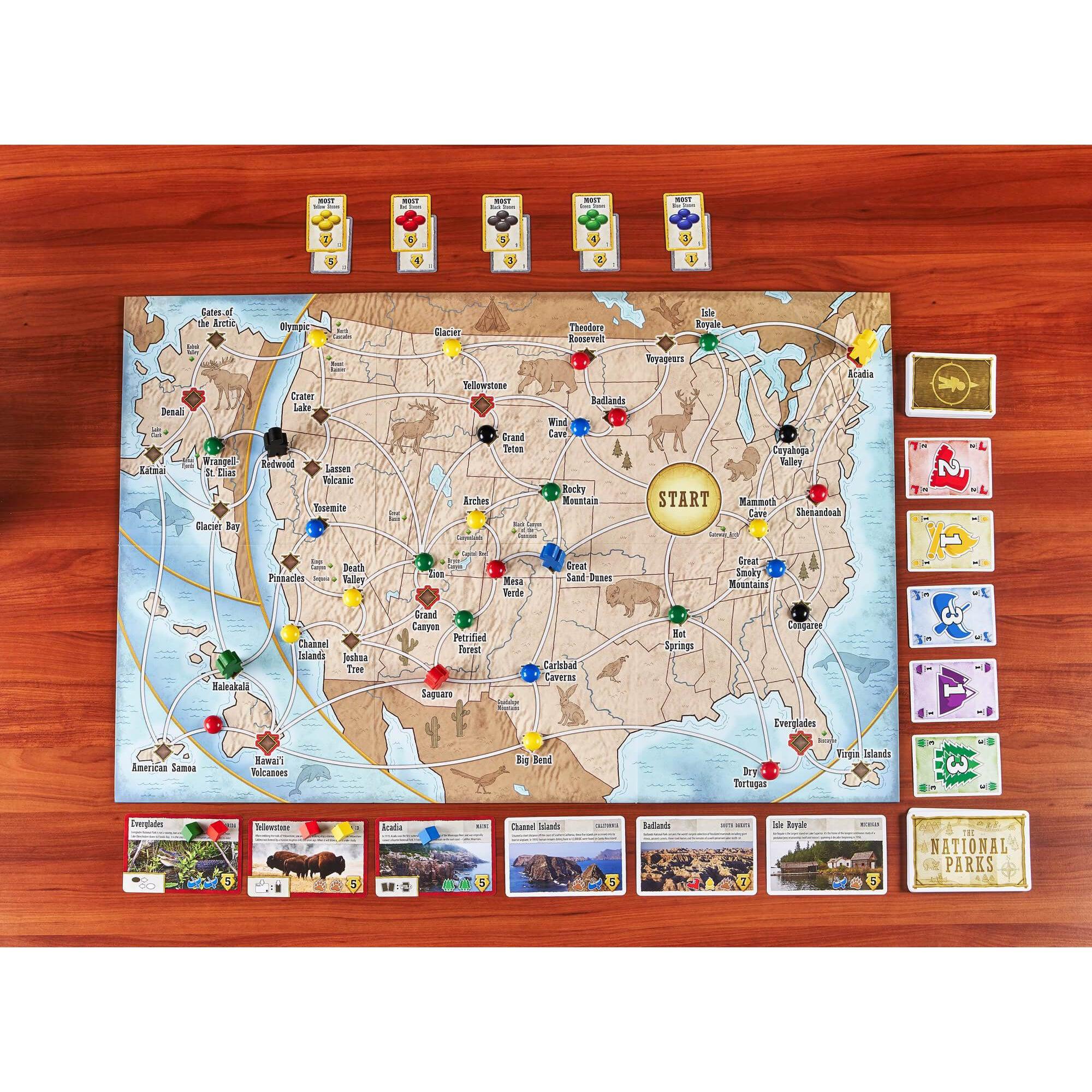 Underdog Games-Trekking The National Parks The Board Game-10001-Legacy Toys