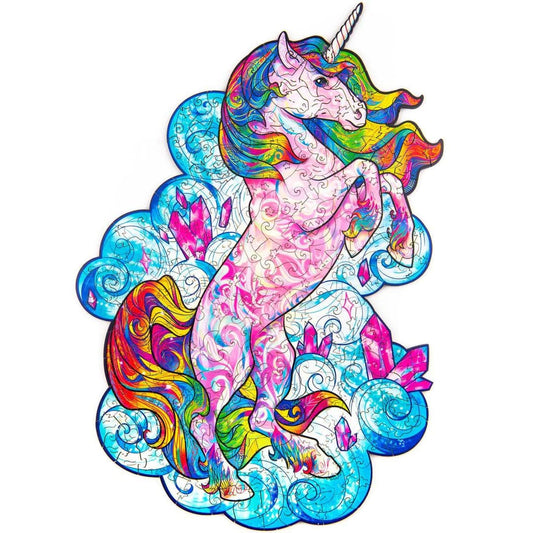 Unidragon-Inspiring Unicorn Wooden Puzzle-UNI-UNI-S-Simple-Legacy Toys