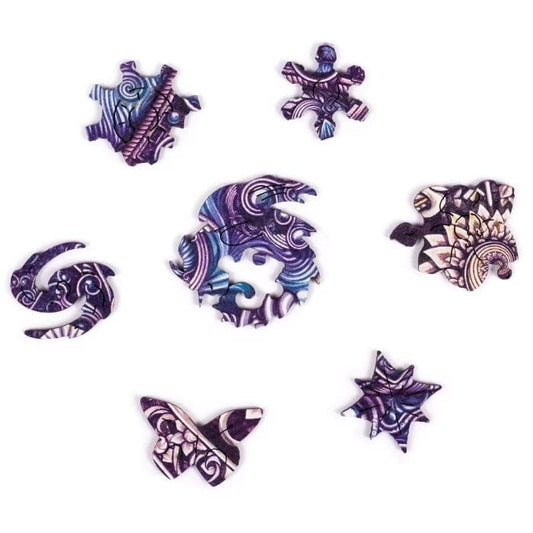 Unidragon-Mandala - Overaching Opposites Wooden Jigsaw Puzzle--Legacy Toys