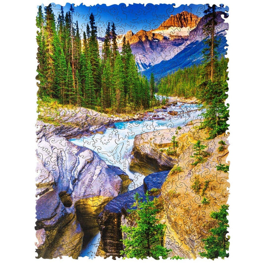 Unidragon-Mountain Creek Wooden Jigsaw Puzzle-UNI-MCR-M-Medium-Legacy Toys
