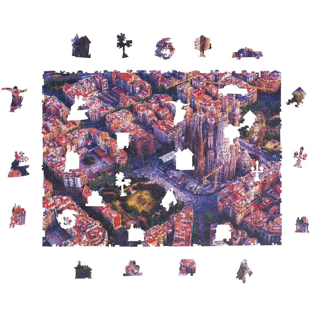 Unidragon-Sagrada Family Wooden Jigsaw Puzzle--Legacy Toys