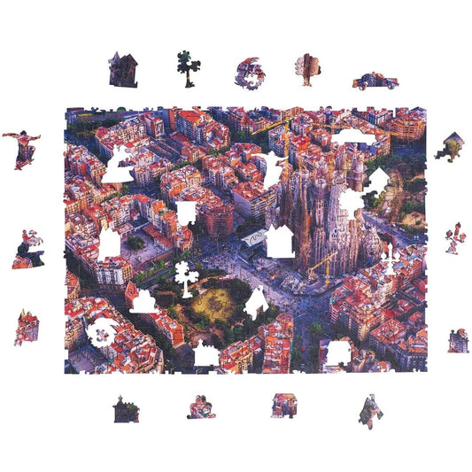 Unidragon-Sagrada Family Wooden Jigsaw Puzzle--Legacy Toys