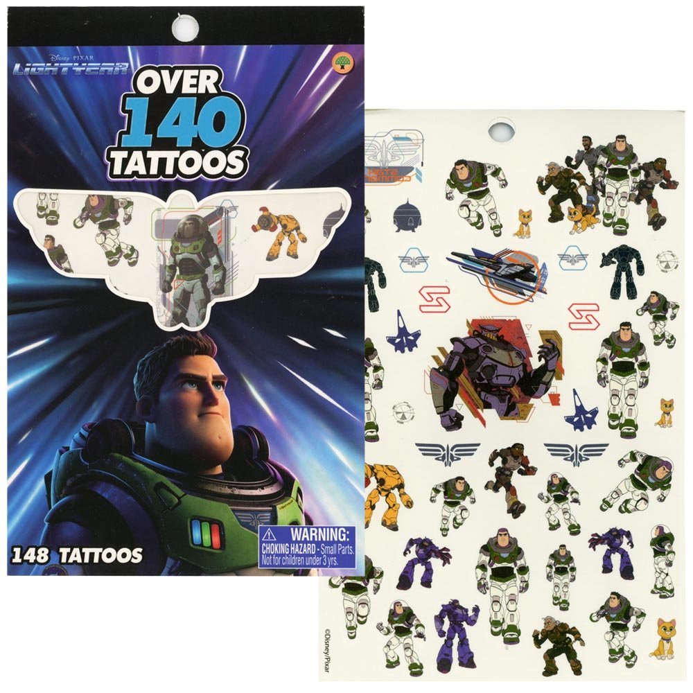 United Party-Buzz Lightyear 4 Sheet Tattoo Book-20540-Legacy Toys