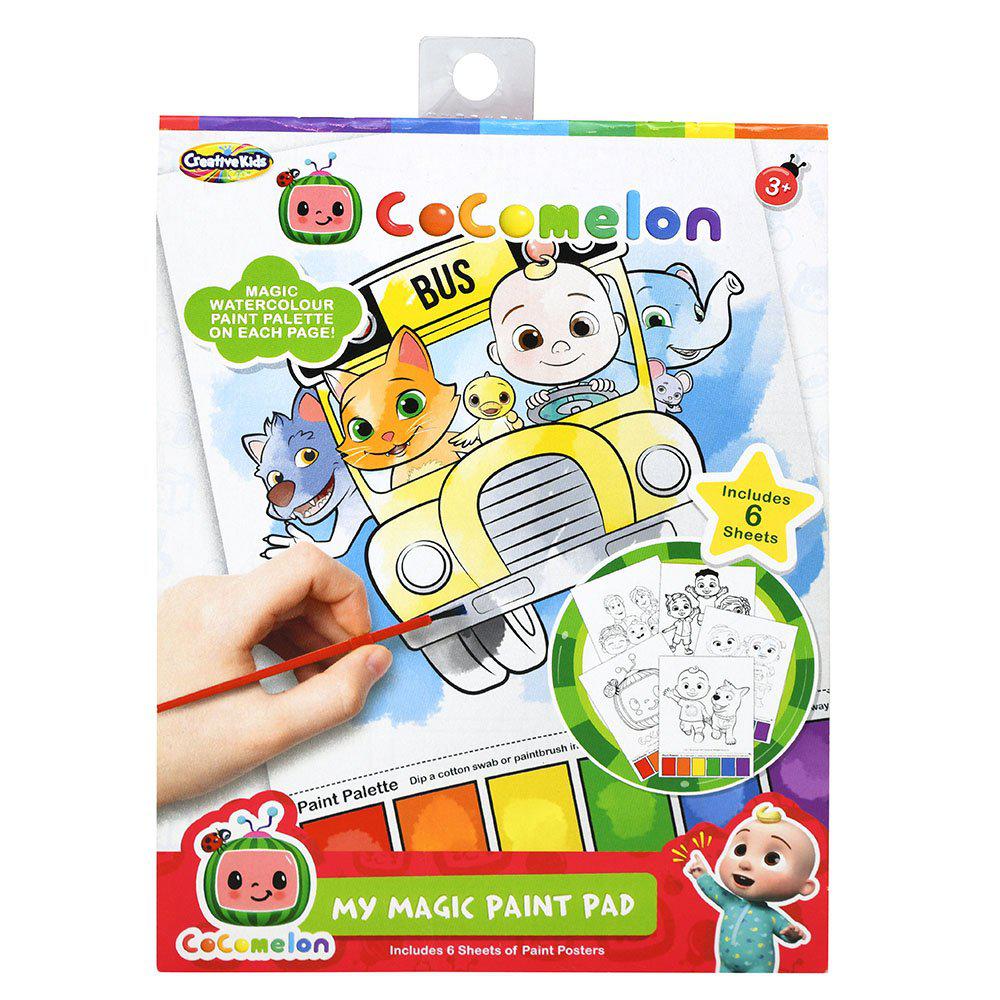 United Party-Cocomelon My Magic Paint Pad-04548-Legacy Toys