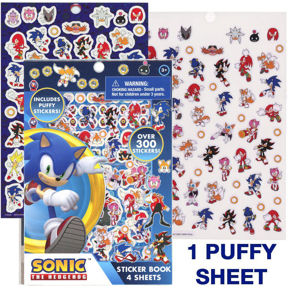 Sonic Sticker Book with Puffy Stickers