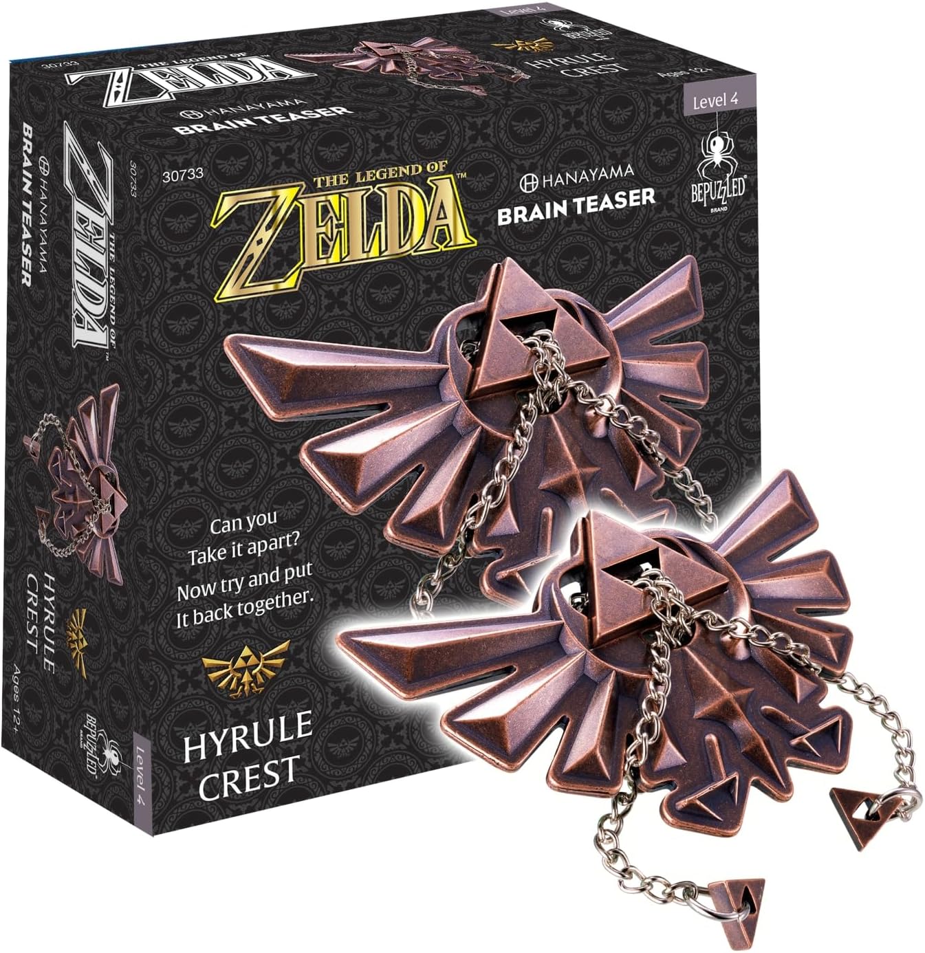 University Games-Hanayama Cast Puzzle - The Legend of Zelda Hyrule Crest-30733-Legacy Toys