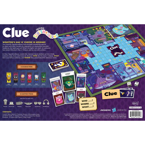 USAopoly-CLUE: Squishmallows-CL156-800-Legacy Toys