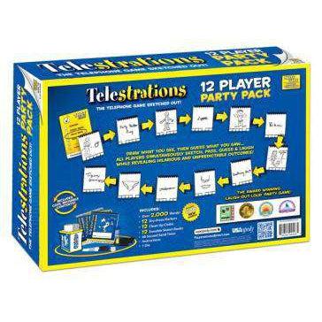 USAopoly-Telestrations 12 Player - The Party Pack-PG000-318-Legacy Toys