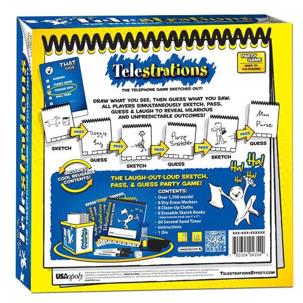 USAopoly-Telestrations 8 Player - The Original-PG000-264-Legacy Toys