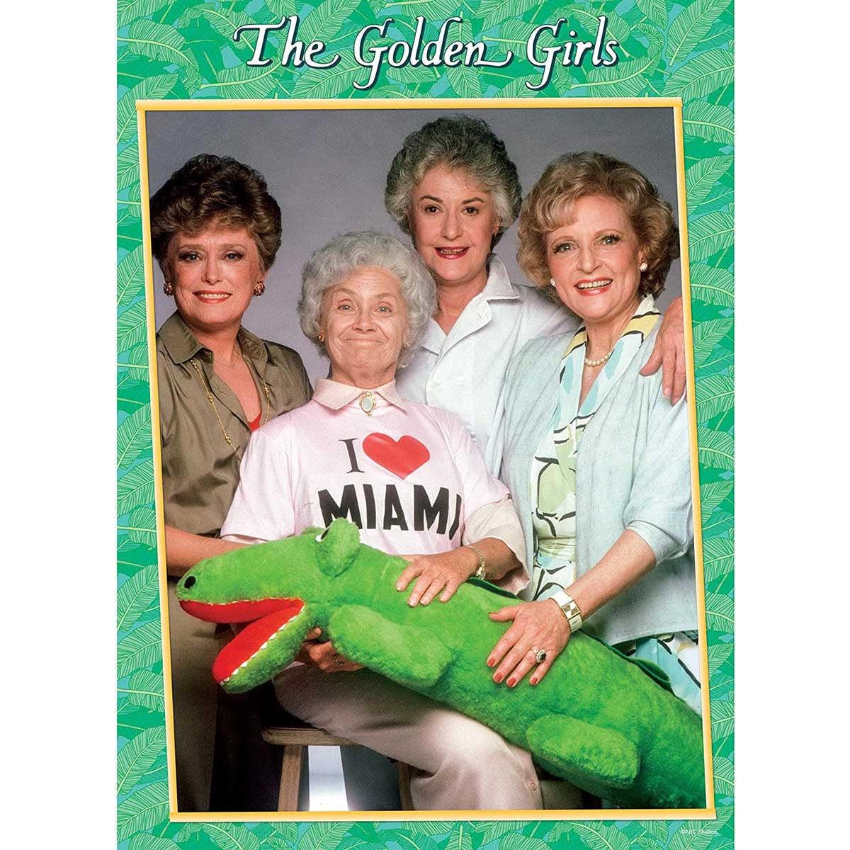 USAopoly-The Golden Girls - I Heart Miami - 1,000 Piece puzzle-PZ118-509-Legacy Toys