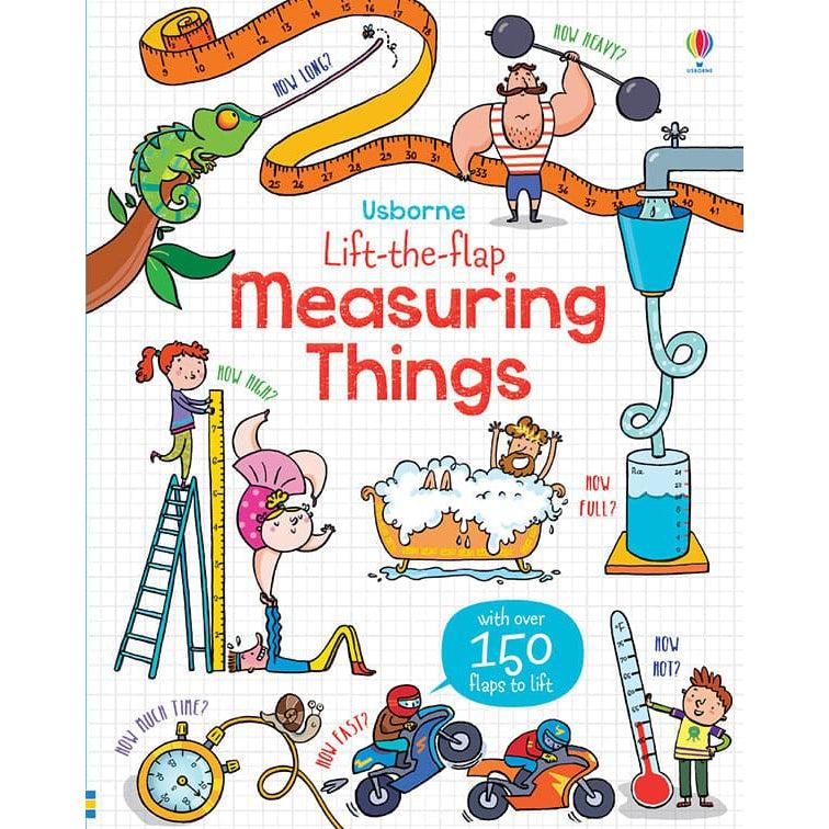 Usborne Books-Lift the Flap Book Measuring Things-0794540228-Legacy Toys