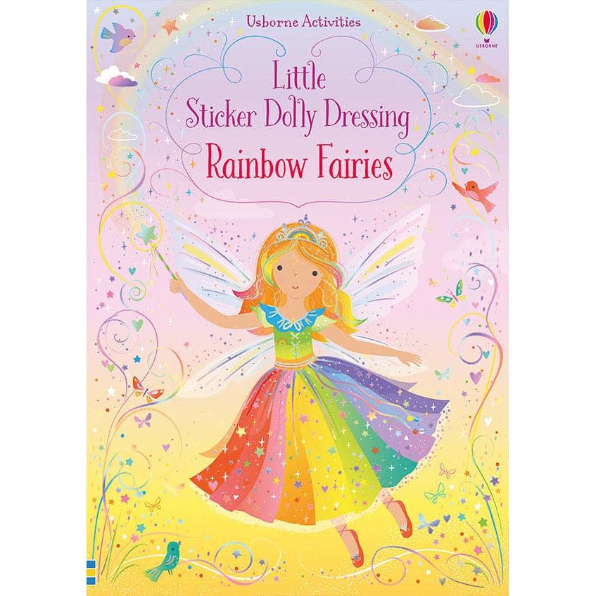 Usborne Books-Little Sticker Dolly Dressing Rainbow Fairies-549855-Legacy Toys
