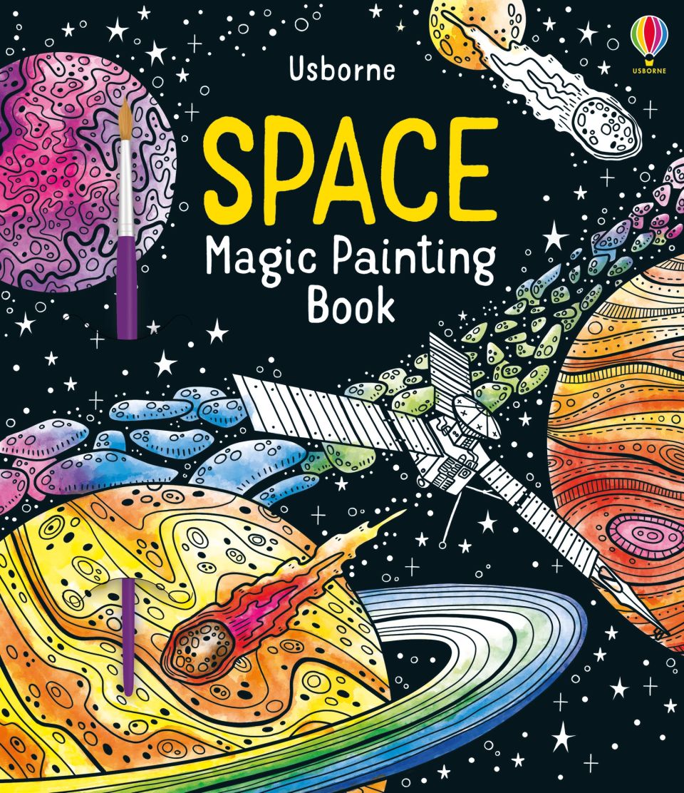 Usborne Books-Space Magic Painting Book-5075332-Legacy Toys