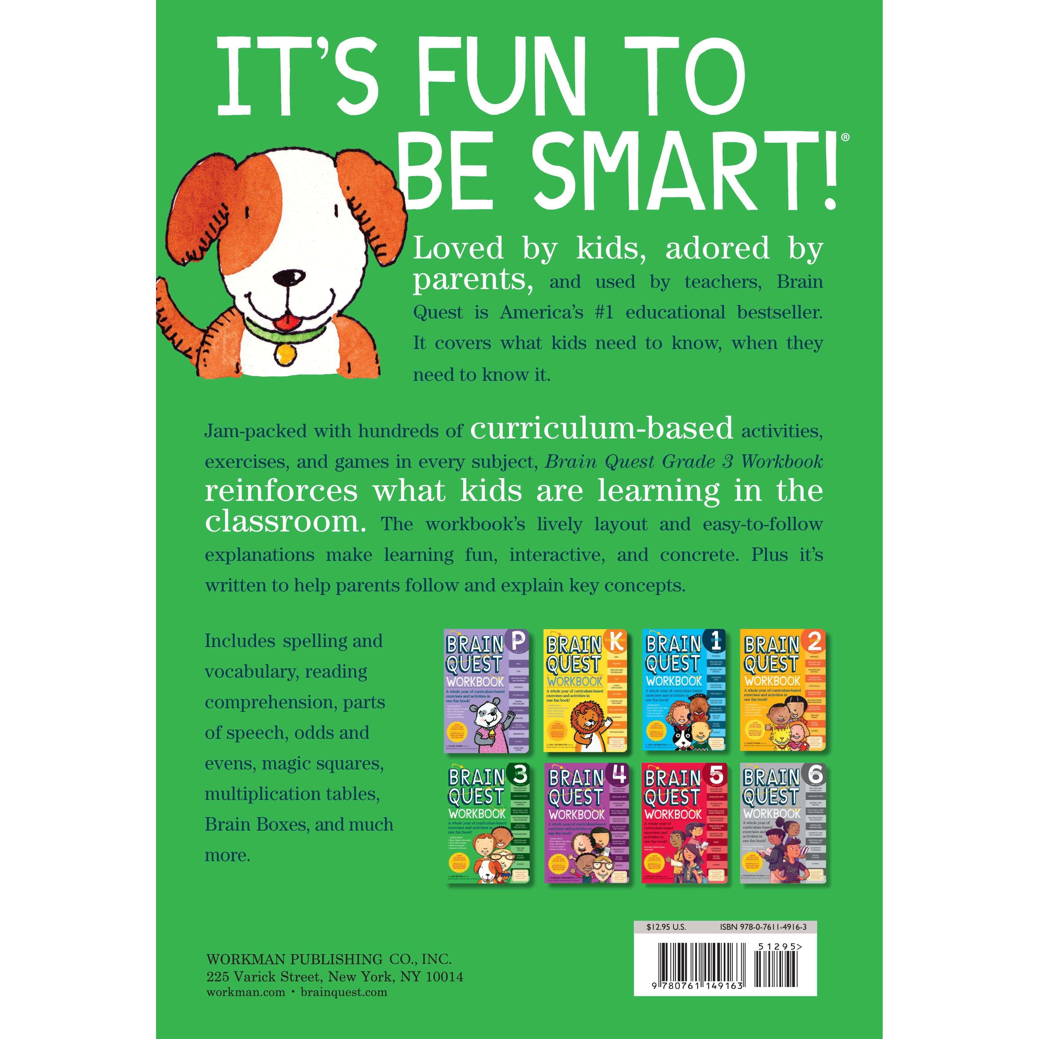 Workman Publishing-Brain Quest Workbook: Grade 3-14916-Legacy Toys