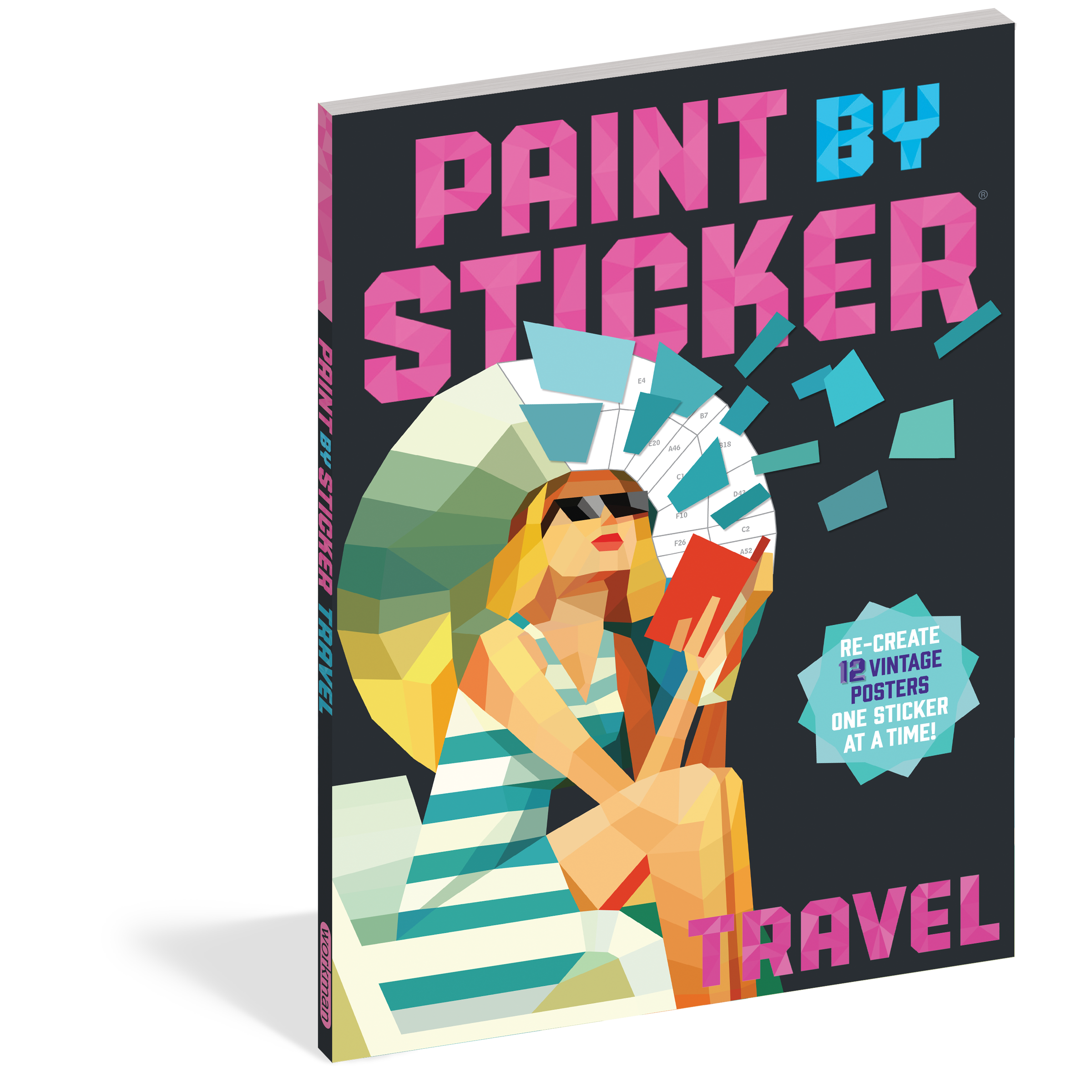 Workman Publishing-Paint By Sticker: Travel-19363-Legacy Toys