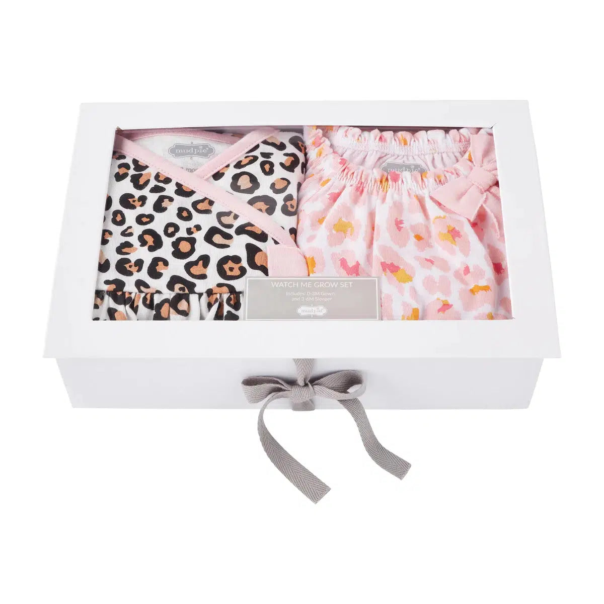 Mudpie-Leopard Watch Me Grow Set-10190215-0-3 &amp; 3-6M-Legacy Toys